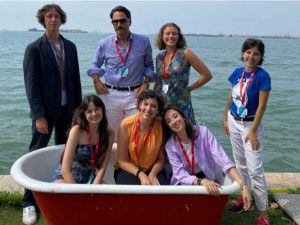 Venezia - La Giuria Giovani del Premio Inclusione e Sostenibilità Edipo Re - Col vestito a fiori, la viterbese Vittoria Caporali