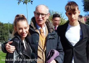 Domenico Parsi e i nipoti Valerio e Matilde