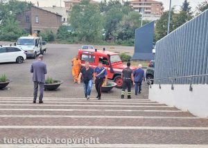Viterbo - Vigili del fuoco in tribunale