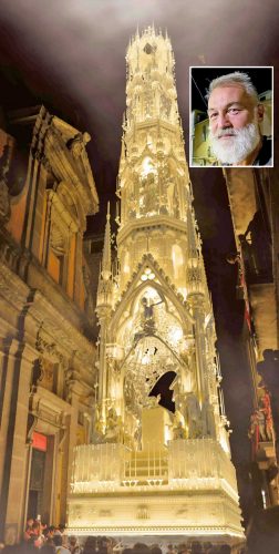 La nuova macchina di Santa Rosa: Dies Natalis - Nel riquadro Raffaele Ascenzi