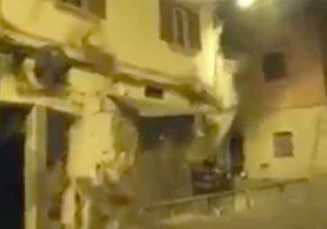 Terremoto in Marocco, crollo di una palazzina