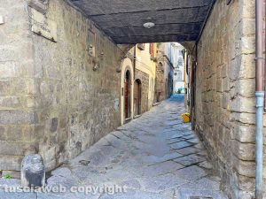 Viterbo - Il centro storico tra via Romanelli e piazza Padella