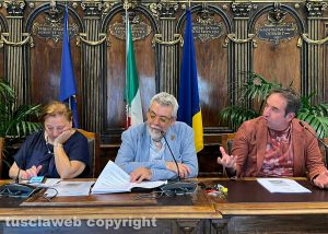 Da sinistra Teresa Pasquali, Alfonso Antoniozzi e Gianmaria Cervo