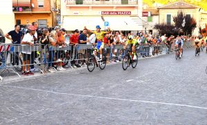 Allumiere - L'arrivo della gara ciclistica