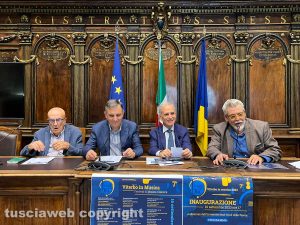 Da sinistra Vincenzo Ceniti, Aldo Piermattei, Sandro De Palma e Alfonso Antoniozzi