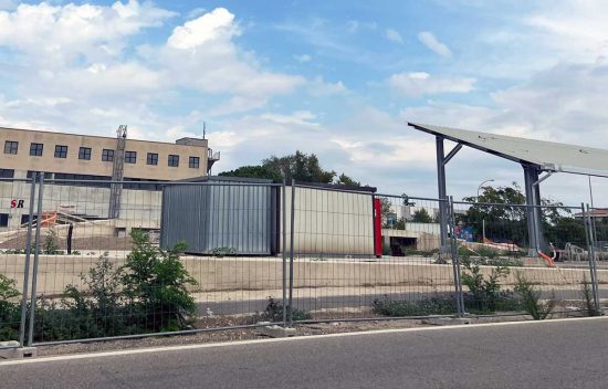 Viterbo - I lavori all'ecocentro al Poggino