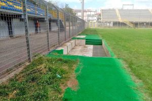 Sport - Calcio - Viterbese - Il Rocchi svuotato