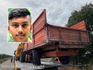 Duplice mortale a Canino - Nel riquadro Hossain Md Salman