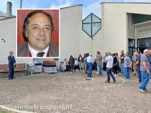 Viterbo - La cerimonia funebre di Luigi Pianura