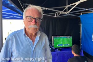 Viterbo - Il calcio virtuale in piazza Unità d’Italia - Alessandro Pica