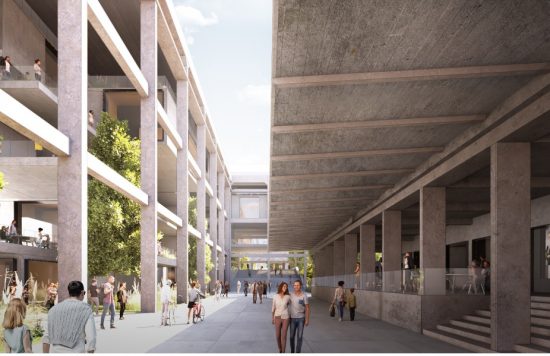 Civitavecchia - Il rendering del progetto per l'ex Italcementi