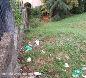 Viterbo - Rifiuti al Sacrario