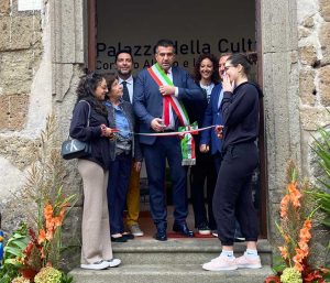 Vallerano - L'inaugurazione del Palazzo della cultura
