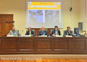 Da sinistra Umberto Di Fusco, Massimiliano Siddi, Claudio Patara, Francesco Rebuffat e Francesco Bafundi