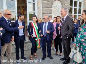 Viterbo - Il ministro alla Cultura Gennaro Sangiuliano a Villa Lante