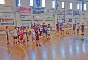 La squadra civitonica di basket