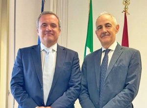 Da sinistra: il questore Fausto Vinci e il vicario Andrea Sarnari