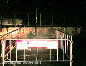 Viterbo - Transenne al parcheggio alle Pietrare