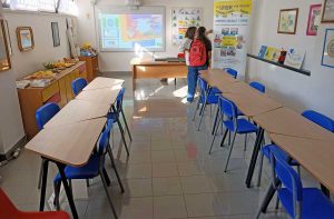 Viterbo - Emporio solidale - L'aula del doposcuola