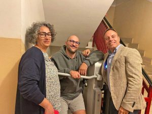 Montalto di Castro - Luca con la sindaca Socciarelli e presidente Bacchiocchi