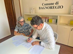 Bagnoregio - Firma accordo tra comune e università di Yale