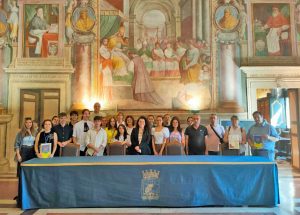 Incontro degli studenti e docenti dei licei “Sami Yangin Anadolu Lisesi” (Kayseri, Turchia) e “Liceul teoretic Bolyai Farkas” (Targu Mures, Romania) con la sindaca Chiara Frontini