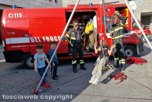 Viterbo - La sede centrale dei vigili del fuoco apre al pubblico