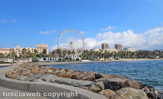 Il lungomare di Civitavecchia