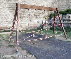 Viterbo - Degrado parco Chiara Lubich