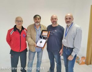 Defibrillatore donato alla società calcistica Pianoscarano 1949