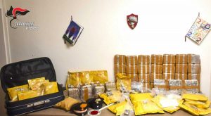 Civita Castellana - Carabinieri - Uomo trovato con quasi 50 chili di droga