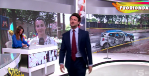 Giambruno nel servizio di Striscia la Notizia