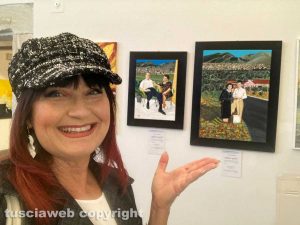 Giusy Addeo alla mostra internazionale di Varallo