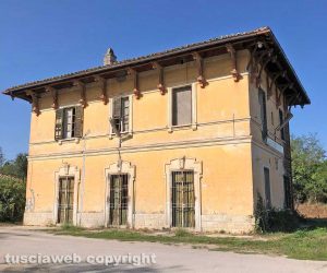 Gallese - La dismessa stazione Rfi