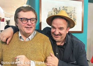 Luca Telese con Carlo Galeotti