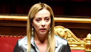 La premier Giorgia Meloni