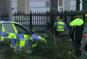 Polizia irlandese in azione