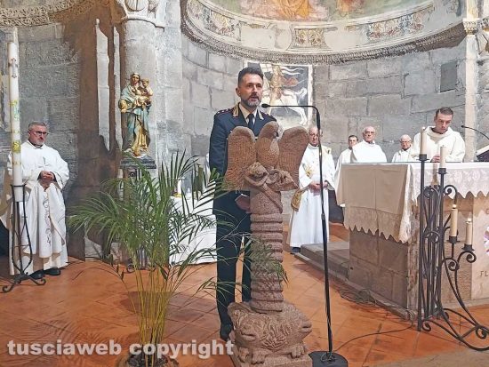 Montefiascone - La celebrazione della Virgo Fidelis - Il capitano Stefano Colusso