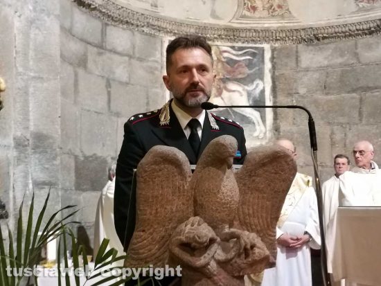 Montefiascone - La celebrazione della Virgo Fidelis - Il capitano Stefano Colusso