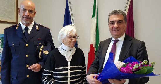 Terni - Il questore ha incontrato Luciana Bartolucci