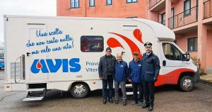 L'autoemoteca Avis alla compagnia carabinieri di Montefiascone