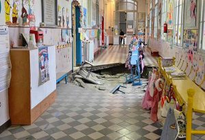 Chiavari - Crolla il pavimento in una scuola materna