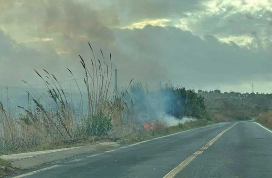 Tarquinia - Incendio uscita A12