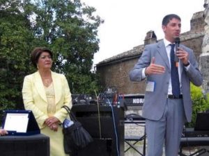 Felice Casini con Simonetta Pachella