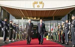 Seul - Sergio Mattarella con il presidente sudcoreano Yoon Suk Yeol