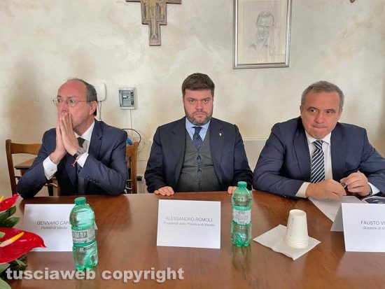 Da sinistra: Gennaro Capo, Alessandro Romoli e Fausto Vinci