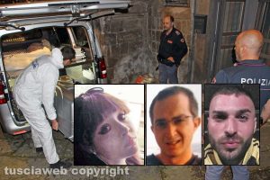 Omicidio del Suffragio, nei riquadri Azzurra Cerretani, Daniele Barchi e Stefano Pavani