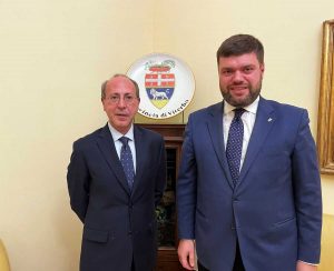 Viterbo - Il presidente Romoli e il prefetto Capo