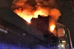 Almaty - Ostello in fiamme