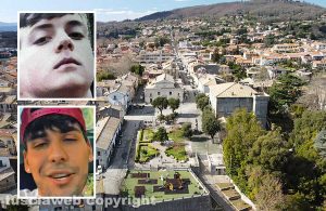 Manziana - Nel riquadro: Livio Fiorucci e Dario Lauri